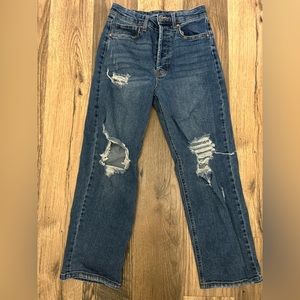Wild Fable Highest Rise Straight Ripped Jeans
